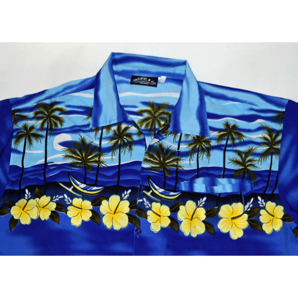 Pacific & Co Men's Short Sleeve Button‎ Front Shirt Size Medium - Picture 2 of 6